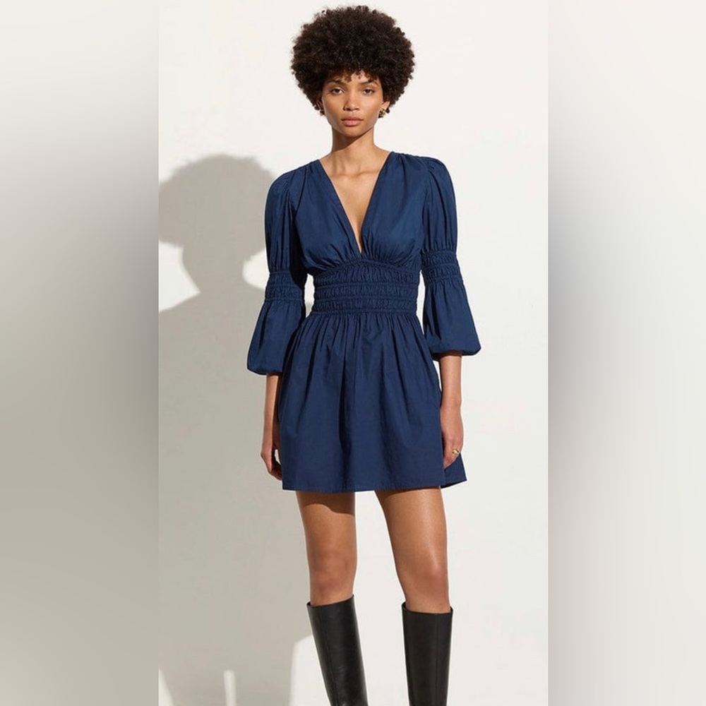 Faithful The Brand | Noria Mini Dress Midnight Blue | Size 6